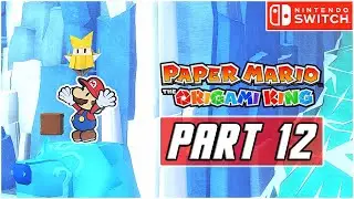Paper Mario: The Origami King - Gameplay Walkthrough PART 12 - Ice Vellumental Boss (Switch)