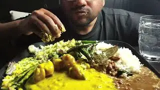 Rajma Kadhi Chawal Mukbang | Eating Sounds 🔊