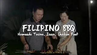 Koreans Try Filipino Tocino, Inihaw Isaw, Chicken Feet | Lutong Bahay sa Buhay Probinsya
