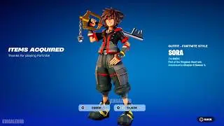 How To Get Sora Skin (Kingdom Hearts Bundle) In Fortnite X Kingdom Hearts - Sora Release Date!