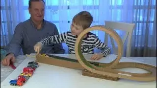 КРУТЫЕ ВИРАЖИ ДЛЯ МАШИНОК  Hot Wheels Своими руками МЕРТВАЯ ПЕТЛЯ