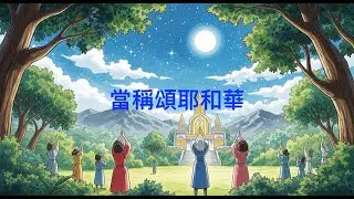 詩歌SS-4201【當稱頌耶和華】詩篇134篇1-3節〖羊咩咩-Ai聖經經文詩歌工作室〗