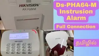 Hikvision AX Hybrid Alarm Wiring & Configuration #tamil #tech #connect #sensor #pacherasafetech