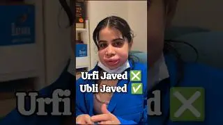 Urfi Javed's Face After Fillers #shorts #urfijaved
