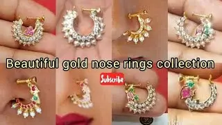 beautiful ring nose pin design Unique ki style 2025 New design