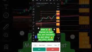 Day-13 Market ne test liya, par discipline ne jeet dilayi 🔥#trading #howtoearnmoneyfromusstockmarket