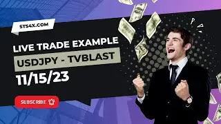 Forex Trade Using TvBlast Trading System - 11/15/23 - SUPER quick win on USDJPY - Is this Scalping?