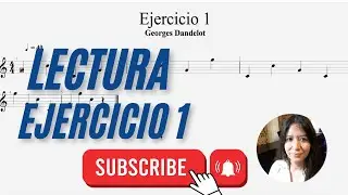 Lectura musical - ejercicio 1 I G. Dandelot
