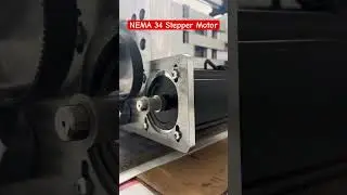 NEMA 34 Stepper Motor 12,5Nm - Full Speed Test - Acceleration - Injection Molding Machine