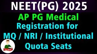 🚨 BIG UPDATE: NTRUHS PG Medical 2025&ndash;26 Management Quota Registration Starts! Apply Now!