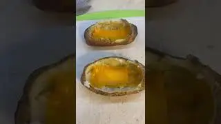 Loaded baked potato 🥔 #loaded #baked #cooking #cheflife #CME
