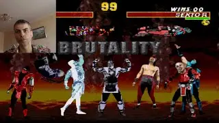 Секретные и двойные Fatality у Sub zero в UMK3