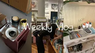 Weekly Vlog | 我充实的一周的生活记录｜吃到了好吃的芝麻布丁｜打卡了新的咖啡店｜12月限定贝果｜见朋友｜咖啡