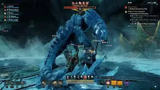New World Aeternum. Snorok Icefist Boss. Glacial Tarn Dungeon. DPS POV.