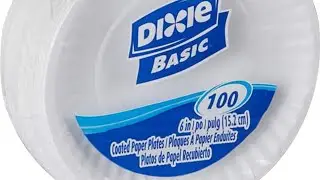 Dixie Large Paper Plates,10 Inch, 204 Count, 2X Stronger*, Microwave-Safe, Soak-Proof, #amazon#grow