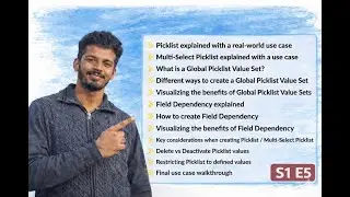 Salesforce Picklist Deep Dive | Global Picklist & Field Dependency - S1 E5