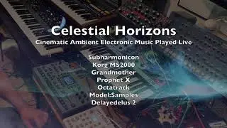 Celestial Horizons - Symphonic Ambient Electronic Music with Lush Pads Played LIve