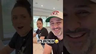 Dishwasher is broken #couple #humor #game #shorts