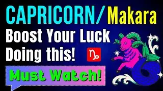 ♑️ Capricorn  - Boost Your Luck Effortlessly with this! An Astrology Secret!