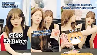 EUNCHAE had to stop eating after a fan said this during their live following the Singapore tour 😦