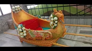 GOLDEN PELLI PALLAKI FOR BRIDAL ENTRY | WEDDING SPECIAL ENTRIES | SPECIAL EFFECTS | 9866731827