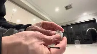 How not to open the atuvos battery AirTag like device 