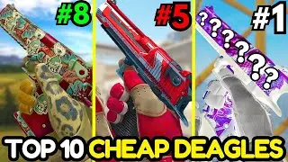 TOP 10 BEST BUDGET Deagle Skins in 2025 (CS2 Cheap Desert Eagle Skins)