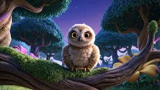 The Shy Baby Owl Peeked from the Tree Book 🦉📚 | Cute Toddler Song | Kids Rhymes