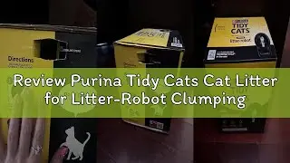 Review Purina Tidy Cats Cat Litter for Litter-Robot Clumping Cat Litter Odor Control Formula - 22 lb