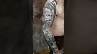 Manchette viking ‼ ⚔💥Finalis&eacute;e et cicatris&eacute;e ‼ R&eacute;alis&eacute;e par Niko Kustom !!