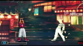 KOF MUGEN Violet Flame Chris VS New Clone Benimaru