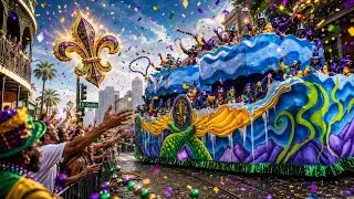 New Orleans Carnival Parade - Okeanos 2022 - Mardi Gras is Back!