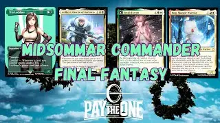 Tifa Lockhart is a scary commander! Final Fantasy commander Tifa vs Ardbert vs Serah vs Mog