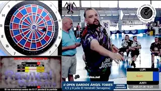 II OPEN de dardos ÀNGEL TOBIES - Individual nivel 1 - LUPI vs JUSTI - 19 23