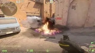 CS 2 Intel Iris XE Graphics Quick FPS Test (Dust II)