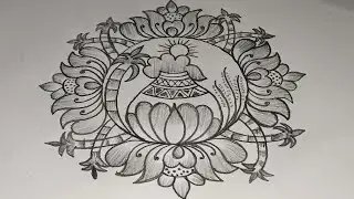 Sankranthi special rangoli design 🌺 pongal rangoli designs 🌺 latest rangoli design 🌺 simple 🌺