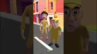 Scary Robber - Nick vs Felix with hot gun Coffin dance funny video #shorts