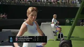 Martina Navratilova vs Chris Evert Wimbledon QF (AO Tennis Xbox One)