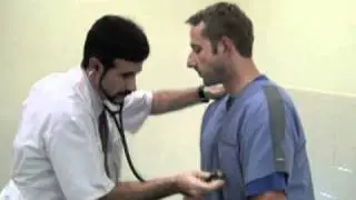 Largo FL Chiropractor demonstrates Heart Sound Testing