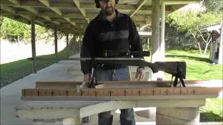 T2 Terminator Muzzle brake demo on a 7-375 Ruger