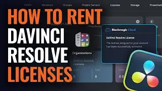 How to Rent DaVinci Resolve Studio Licenses