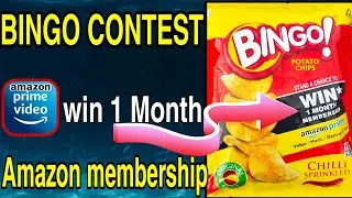 Bingo Amazon prime contest || win 1 month free amozon prime membership Telugu