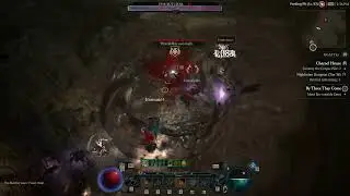 Diablo IV Level 83 Infiminmist / Omnimist Necromancer vs Level 92 The Butcher