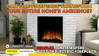 DIMPLEX IGNITE ASPIRE: ПОТРЯСАЮЩАЯ СОВРЕМЕННАЯ МОДЕРНИЗАЦИЯ ЭЛЕКТРОКАМИНА | ЗВОНИТЕ 1-844-717-504...