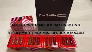 MAC Hypnotizing Holiday Unboxing The Ultimate Trick Mini Lipstick &times; 12 Vault