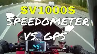 Motorcycle Speedometer VS. GPS Speedometer - K5 SV1000S