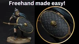 Warhammer painting freehand tutorial - step by step guide