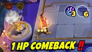 1 HP COMEBACK, SATISFYING GAMEPLAY | VALE 2 PERFECT TRICK‼️ MAGIC CHESS