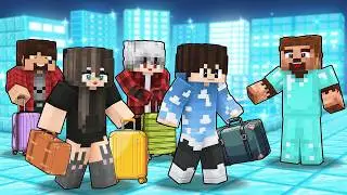 ŞEHRİMİZE BİRSÜRÜ İNSAN TAŞINDI! 😱 - Minecraft