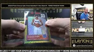 BLACK & GOLD SHARPE! WOW! 2022/23 Panini Donruss Optic Choice Basketball 10 Box Break #4